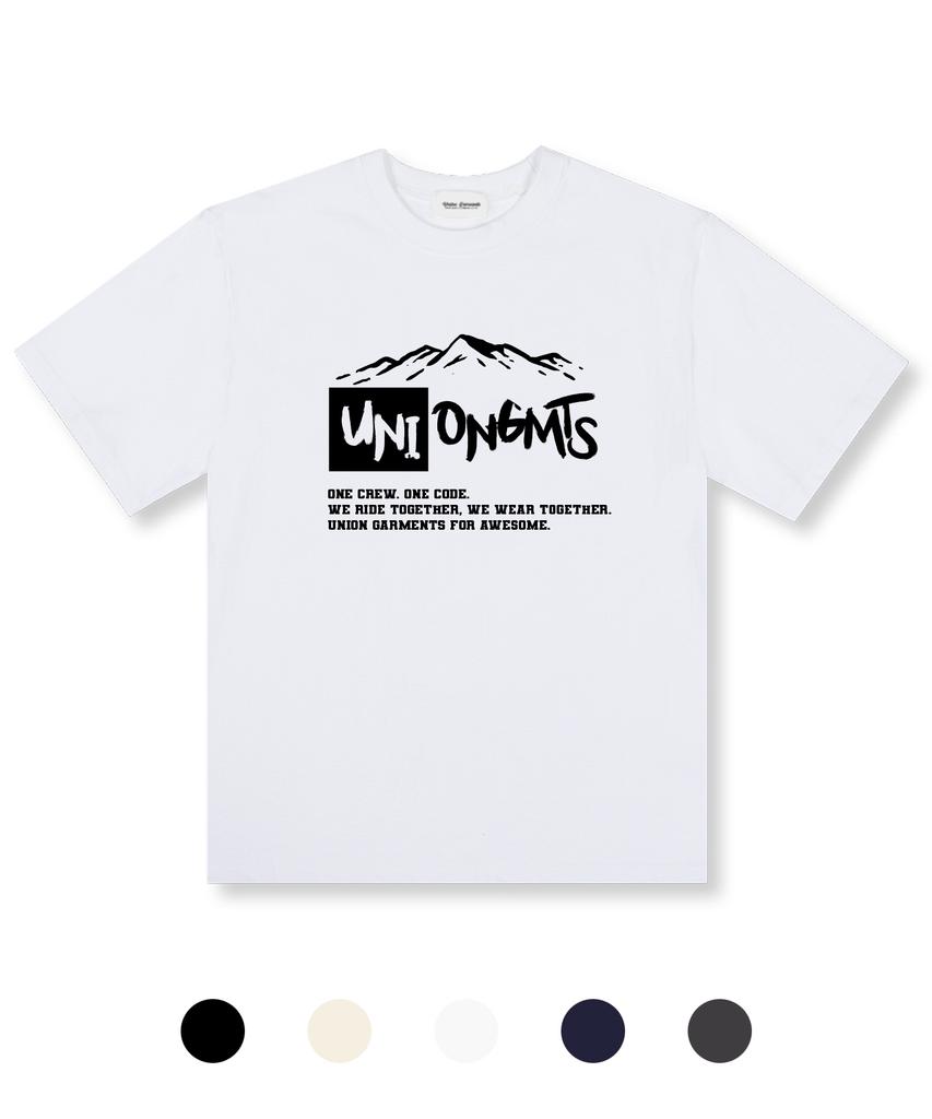 UNION GARMENTS Uni Mountain Oversized Short Sleeve T-Shirt 5 Colors