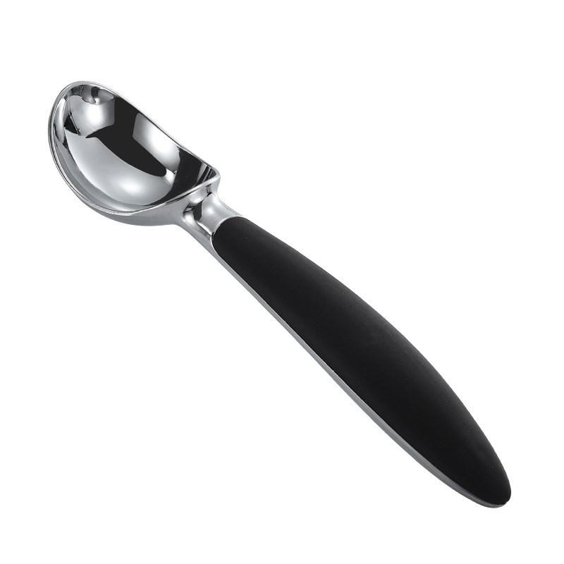 

Ice Cream Scoops Stacks Creative Kitchen Gadget Zinc Alloy Digging Ball Spoon Ice Cream Dessert Spoon For Home Restaura 17cmX3.5cm чёрный