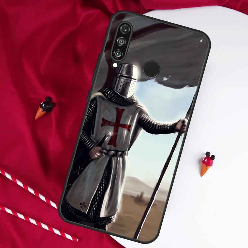 Knights Templar For Huawei Nova 11 Pro 9 10 SE Y60 Y70 Y90 Y61 Y91 Y73 Y72 12i 11i 8i P20 P30 P40 Lite Case