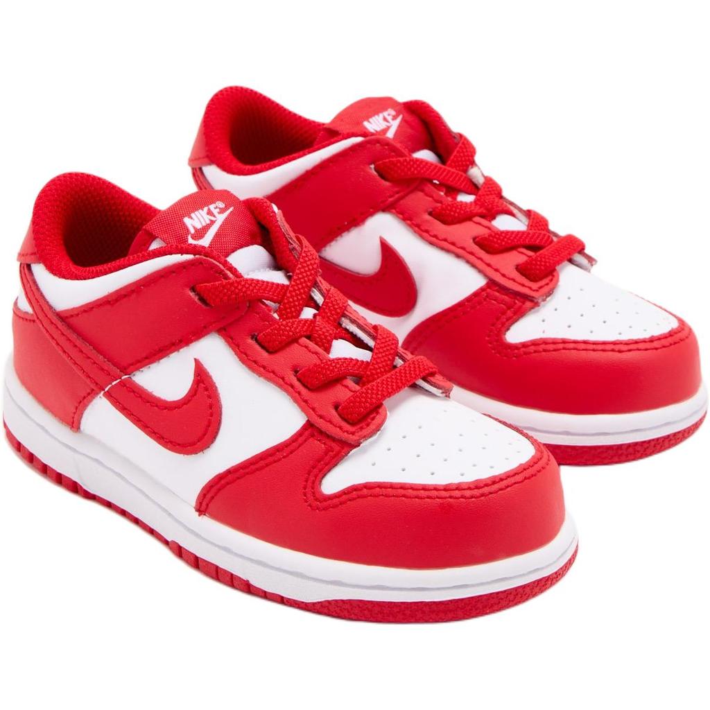 Nike Dunk Low TD St. Johns Baby Sneakers Red White University-Red FB9107-119