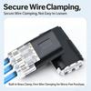 Universal Wiring Splicing Conectors Wire Connect Terminals Connectors 3Pin Bidirectional Pluging Cable Buckle