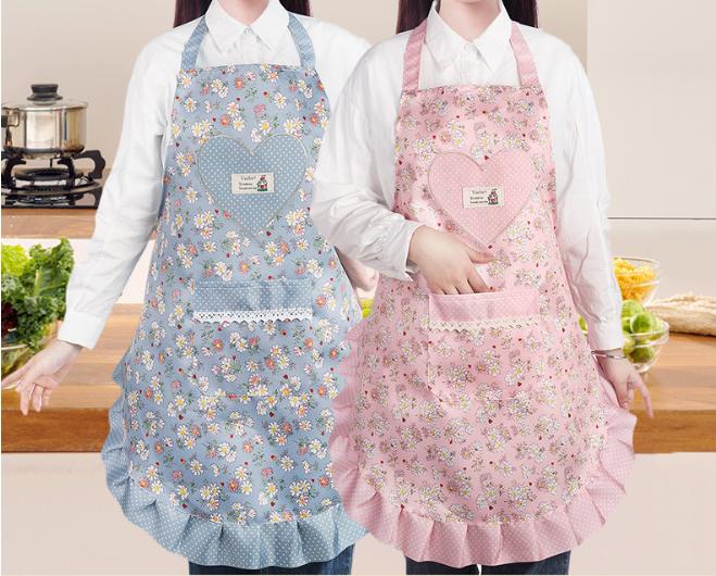 Home Apron, Pocket Apron, Breathable Cooking, Waist Cinching Workwear