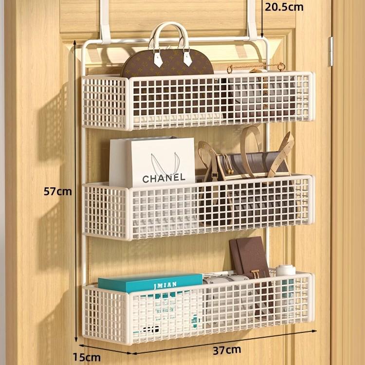 Wall-Mounted Entryway Storage Rack for Bedroom Doors