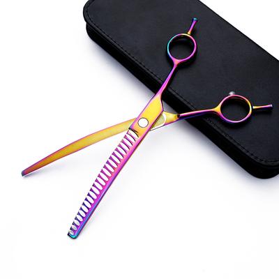 Professional 8 '' Japan Steel Pet Dog Grooming Hair Cutting Scissors Thinning Haircutting Shears Hairdresser Scissors