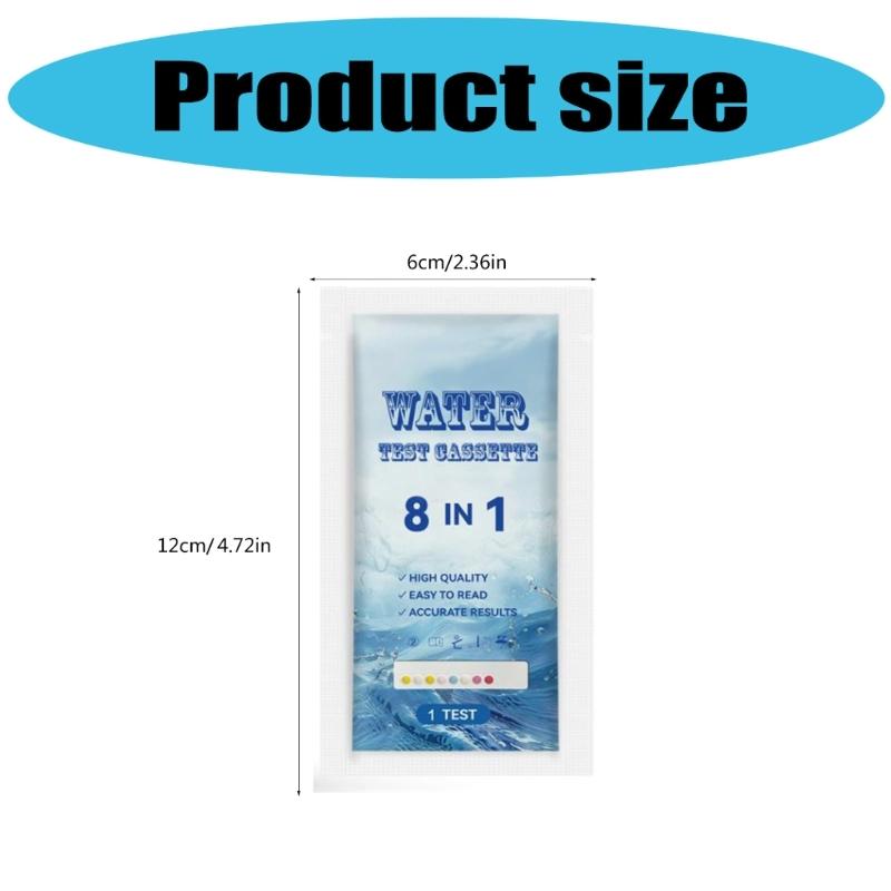 Multiple Parameter Water Testing Strips for Accurate Cyanuric Acid, and Chlorine Detection Comprehensive Quality Check