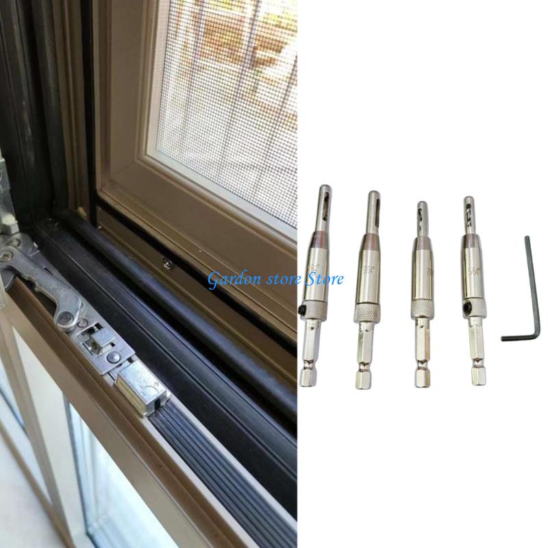 B0KB Professional Drill Bit For 9-10cm Hinge Mounting Woodworking Tool Easy Operation Centering Hinge Drill Bit