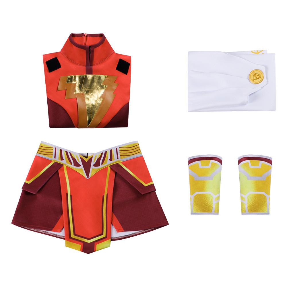 

Shazam 2 Cosplay Costume With Cotton Blend Material For Halloween Stage Performance M