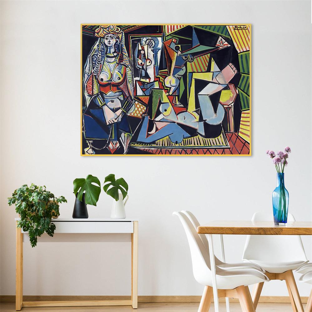 Abstract Painting Art Exhibition Canvas Wall Poster Printmaking Living Room Pop Art Home Decoration
