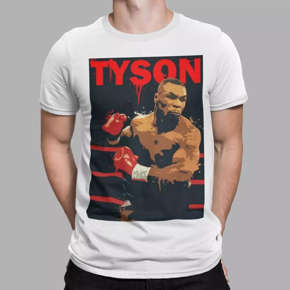 

Mike Tyson T-Shirt Greatest Champion Boxing 80s 90s Retro Gift Fighter Cool NY Unisex T-Shirt XXXXL