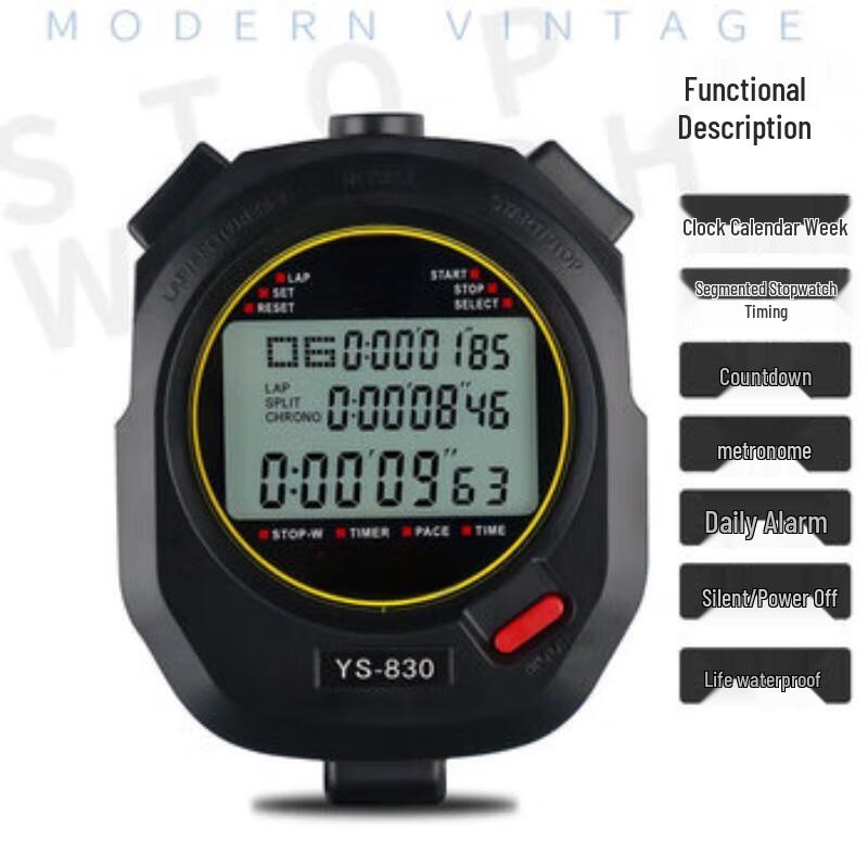 Waterproof Digital Stopwatch Timer
