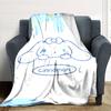 1pc Cinnamon Name Blanket Lightweight Flannel Throw for Sofa Bed Travel Camping Livingroom Office Couch Chair
