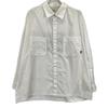 WTAPS 24AW White 242CWDT-SHM02 Repo LS CTPL Broadcloth Long Sleeve Shirt tops 04 whiteUsed