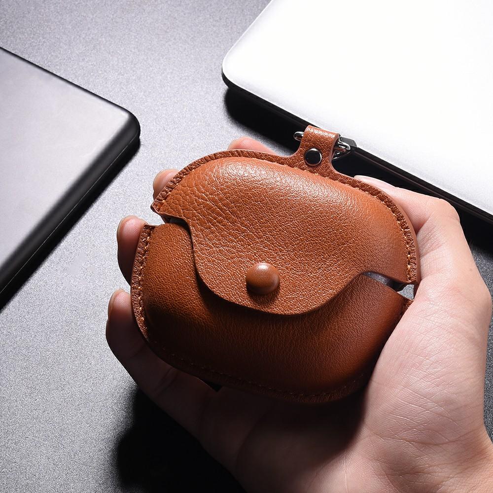 For Beats Powerbeats Pro 2 Earphone Case Business Leather + PC Protective Cover