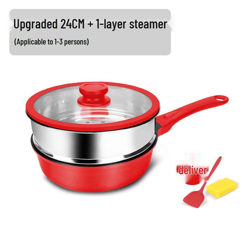 Xiaocaiya 24cm Deep Stir-Fry & Frying Pan