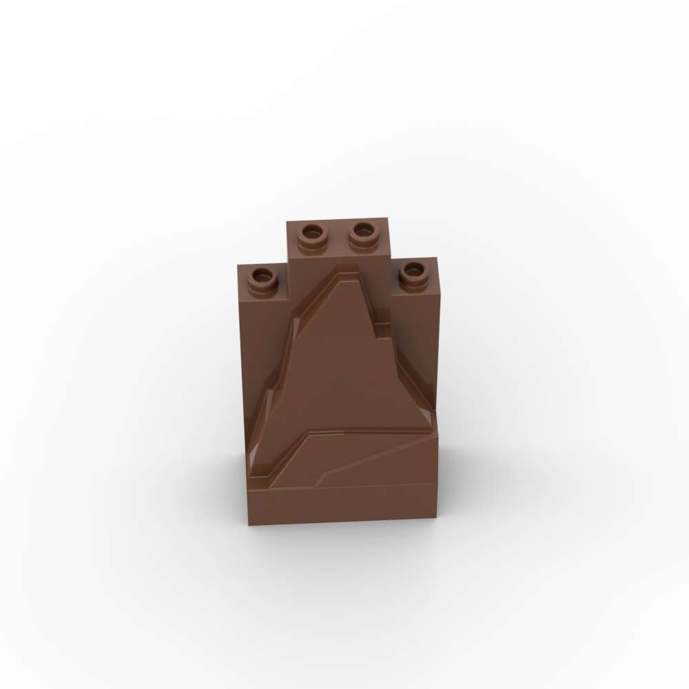 Non-Toxic Moc 1Pcs 47847 Rock Panel Building Blocks 2X4X6 Mountain Rockery Board Bricks Particle Puzzle Toy Children Birthday Kid Gifts