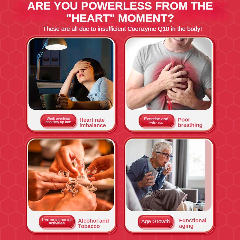 Coenzyme Q10 Complex Capsules Protect Heart Health 120 Capsules