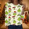Women's Fashion Casual Long Sleeve Crewneck Graphic Print Top for Everyday Casual Wear