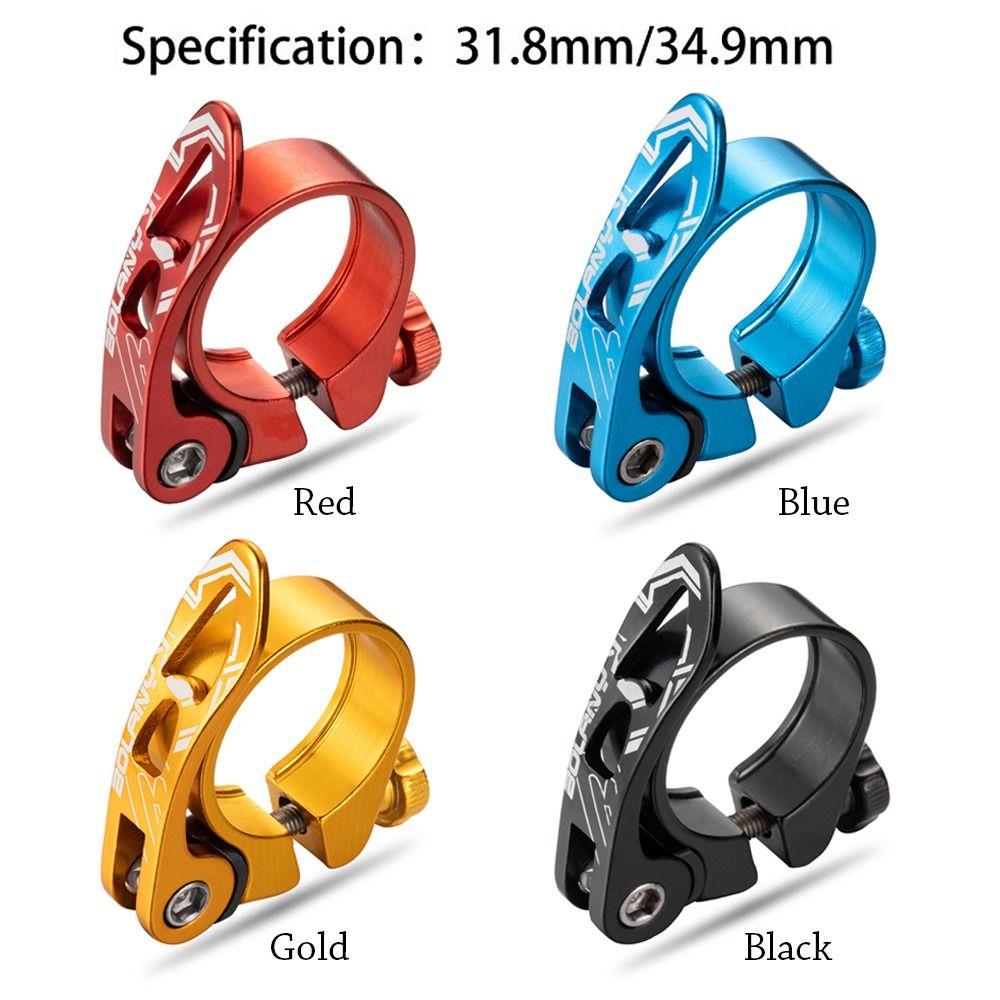 4 Colors Road Bike Mountain MTB BMX Quick Release Aluminium Bike Seat Clamp Bicycle Seatpost Clamps