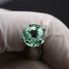 Bluish Green Sapphire Natural 3.30 Ct Round Certified Beautiful Loose Gemstone