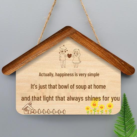 Creative Welcome Home Hanging Sign for Entryway