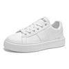 Spring New Men's Low-top Platform Skateboard Shoes Student Leather Surface Versatile White Shoes Sports Men's Shoes