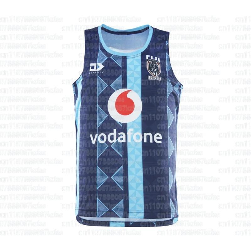 2026 Estate Nuovo Fiji Barty Uniforme da Allenamento Rugby Gilet Sportivo ad Asciugatura Rapida, Top Sportivo Traspirante per Genitori e Bambini