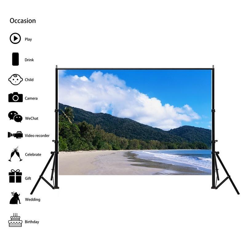 Beach Seaside Scenery Series Background Cloth for Summer Parties,Events,Photo Shoot Backdrop,Beach Theme Decor,Weddings
