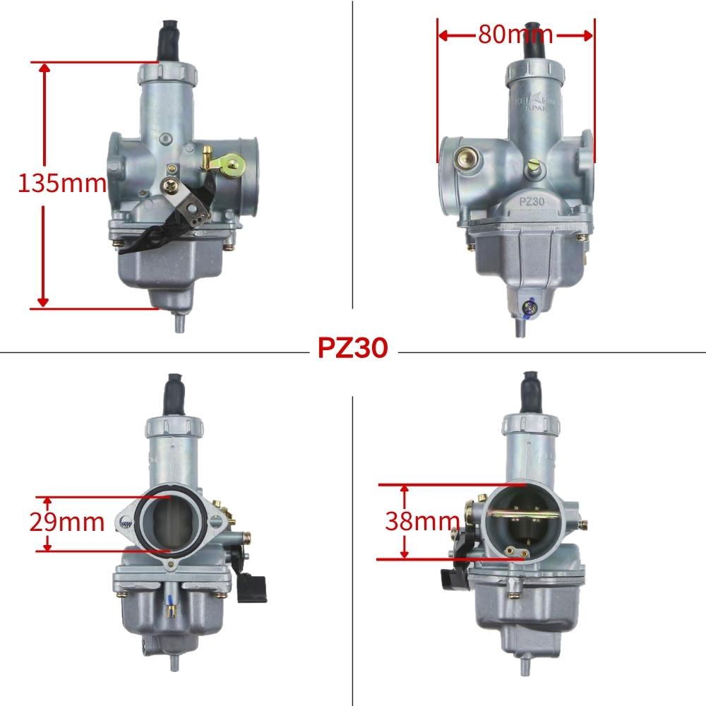PZ30 30mm For Honda CG175 CG200 CG250 TMX 200 XL 200 XR200 XR 175-250cc 4 Stroke ATV Dirt Pit Bike Motorcycle Carburetor Carb