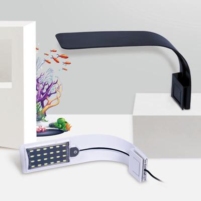 Led Mini Fish Tank Light Super Slim Blue White Light Lighting Clip On Lamp For Aquarium Fish Tanks