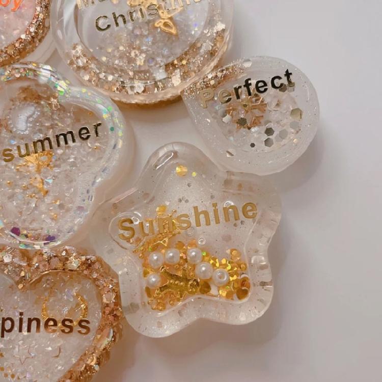 Samolepky s písmeny Malá lepicí písmena Roztomilé abecední samolepky pro epoxid