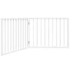 Vidaxl Foldable Pet Safety Gate, 2 Panels, White, 160Cm