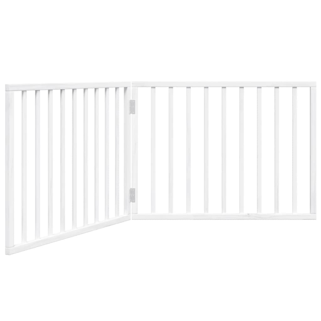 Vidaxl Foldable Pet Safety Gate, 2 Panels, White, 160Cm