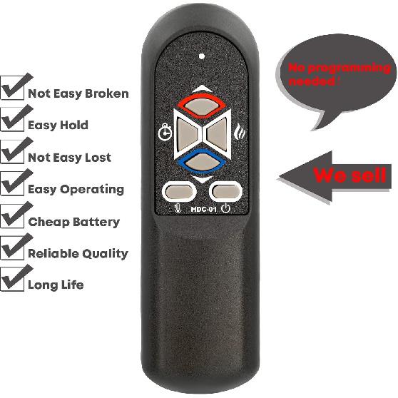 Replacement for Electric Fireplace Heater Remote Control SF122-26AI SF122-33AI