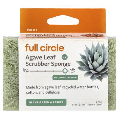 Full Circle Agave Leaf Loofah Sponge, 2 Pack