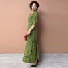 Summer Women's V-Neck Floral Dress Slim Fit Stretch Plus Size Dress Long Casual Dress