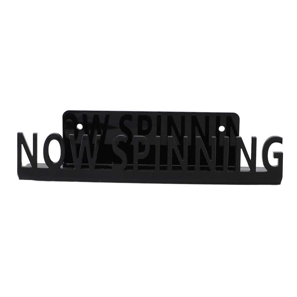 Record Display Stand Vintage Acrylic Space Saving Wall Mount Record Shelf for Home Living Room Bedroom