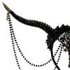 Leichtes Horn-Kopfstück Teufel-Stirnbänder Kopfschmuck Mode-Statement für Frauen