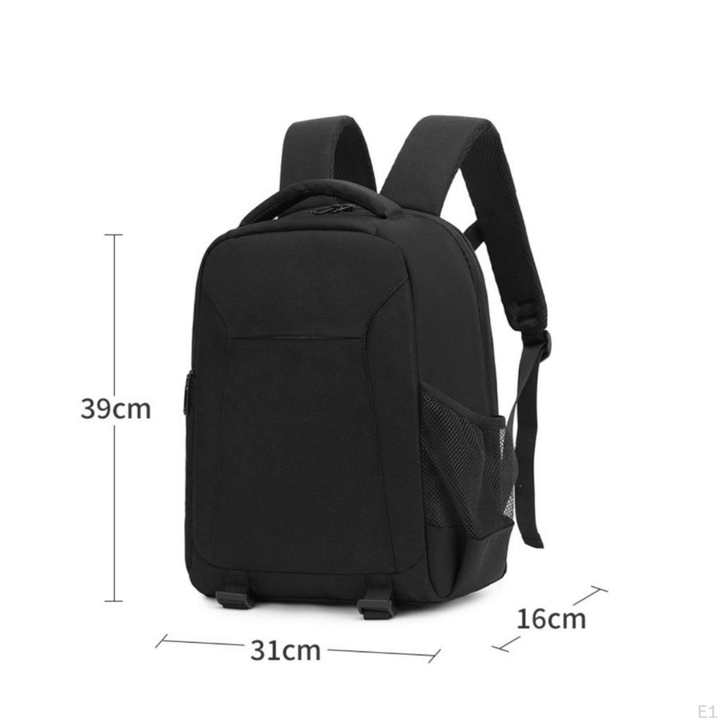 DSLR Camera Backpack Large Capacity Customizable Dividers Waterproof Travel Bag