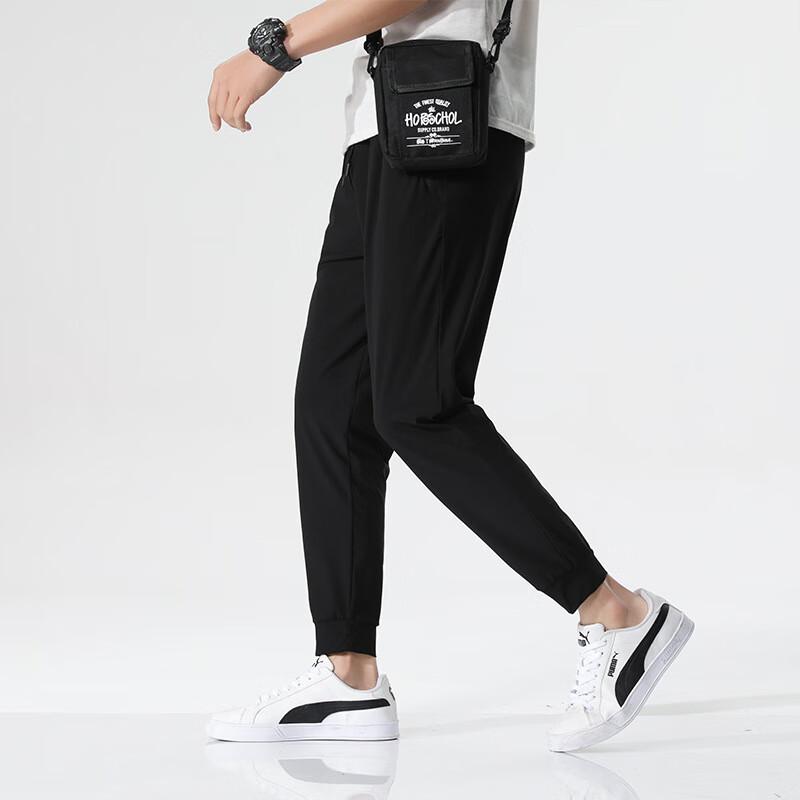 

Мужские быстросохнущие беговые штаны из ледяного шелка M