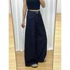 Damen 2025 Frühling-Sommer Retro Weite Gerade Jeans - Große Größen, Birnenform, Bodenlang, Locker Schlankmachende Passform