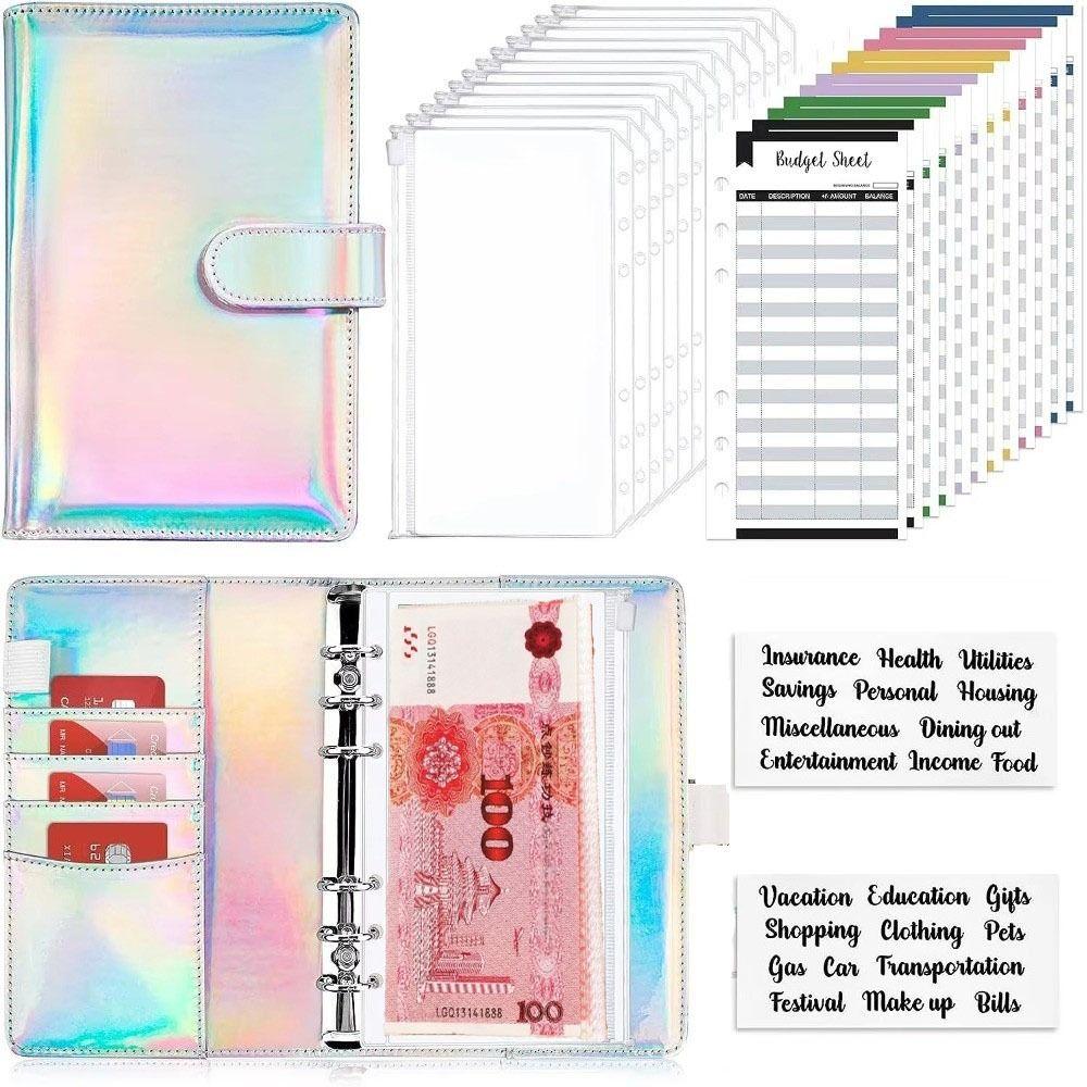 Barevný obálkový zápisník pro výzvy Rozpočet v hotovosti Organizér pro spoření peněz Kancelářské potřeby