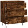 Sideboard Smoked Oak 60x35x70 cm Particleboard