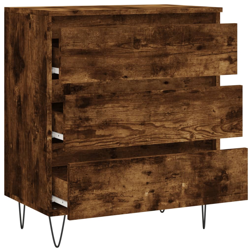 Sideboard Smoked Oak 60x35x70 cm Particleboard