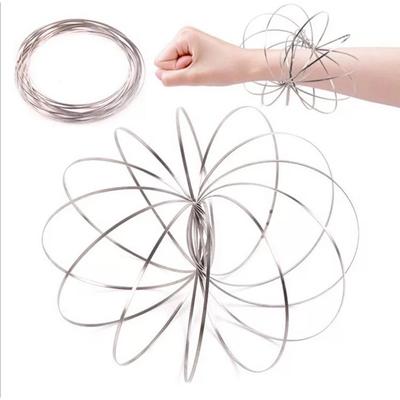 Anel Mágico Fidget Toroflux Anel de Fluxo Incrível Brinquedos Mola Cinética Jogo Divertido ao Ar Livre Brinquedo Inteligente Fidget Presente para Crianças