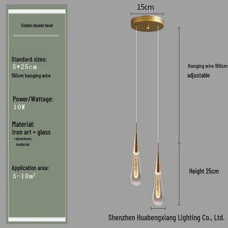 NuFeng Modern Luxury Crystal Pendant Light