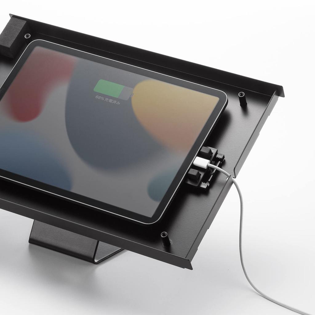 Sanwa Supply Steel Case with Stand for iPad (Black) CR-LASTIP34BK