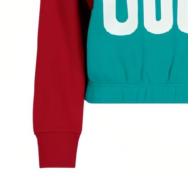 GUCCI Sweatshirts Women's Blue Hooded Non Detachable Moderate 671507-XJDRT-4336