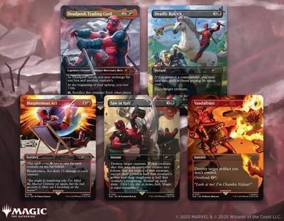 Magic the Gathering Secret Lair x Deadpool Marvel's (Sans feuille)