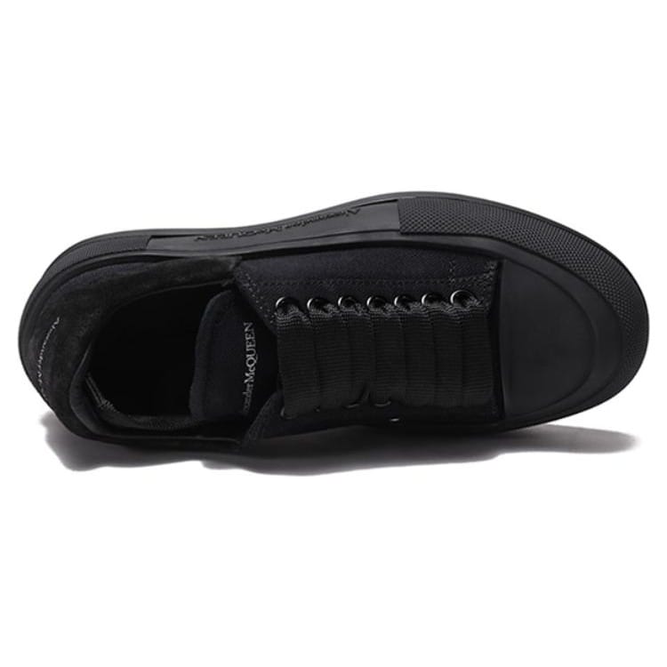 Alexander McQueen Deck Skate Plimsoll Shoes 'Black' Women's 697120W4MV71000