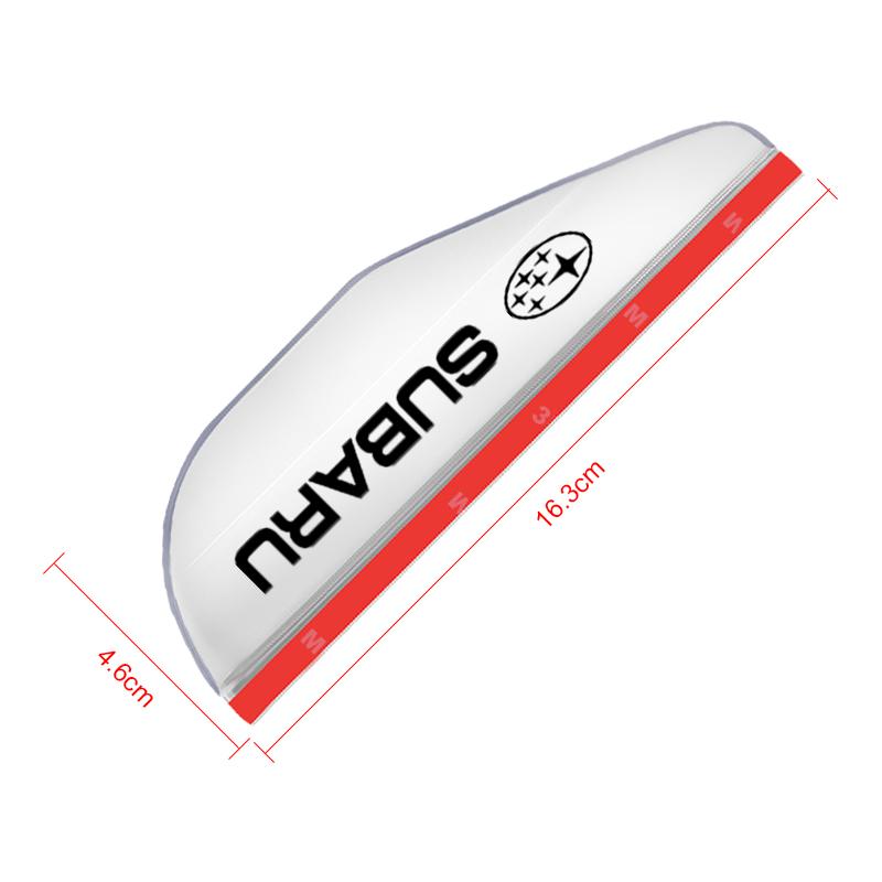 2 Stück Auto Rückspiegel Seitenansicht Regenabweiser Augenbrauenaufkleber Für Subaru Forester Impreza Outback Legacy Tribecacar WRC XV